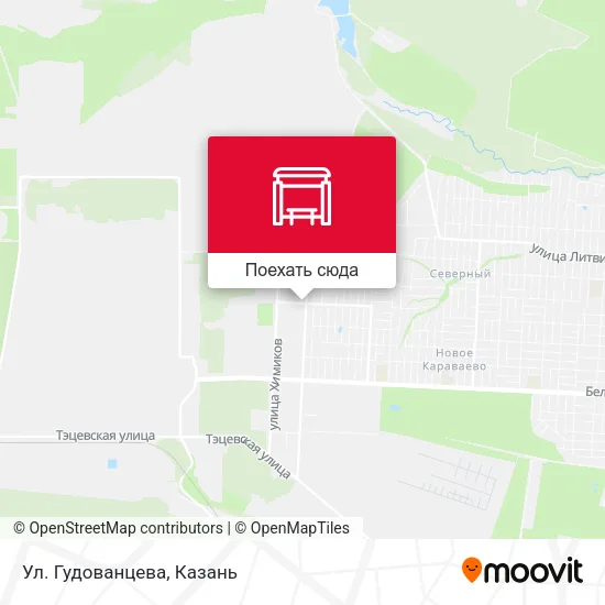 Карта Ул. Гудованцева