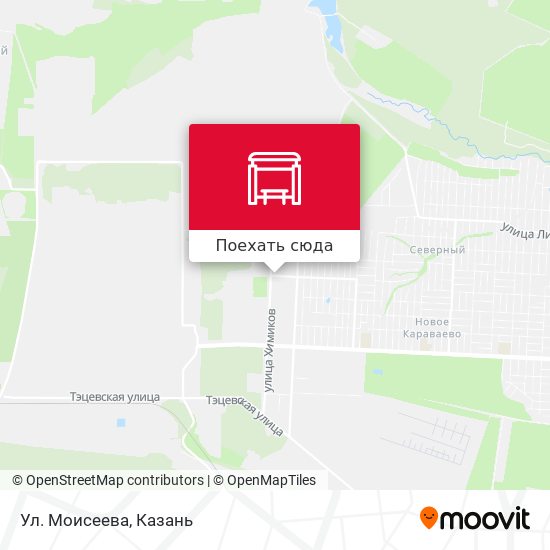 Карта Ул. Моисеева