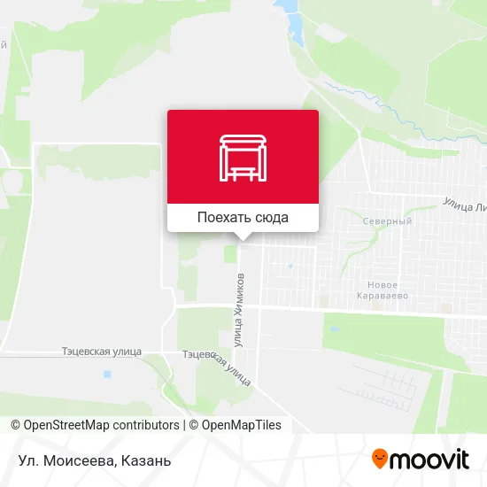 Карта Ул. Моисеева