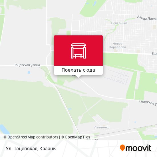 Карта Ул. Тэцевская