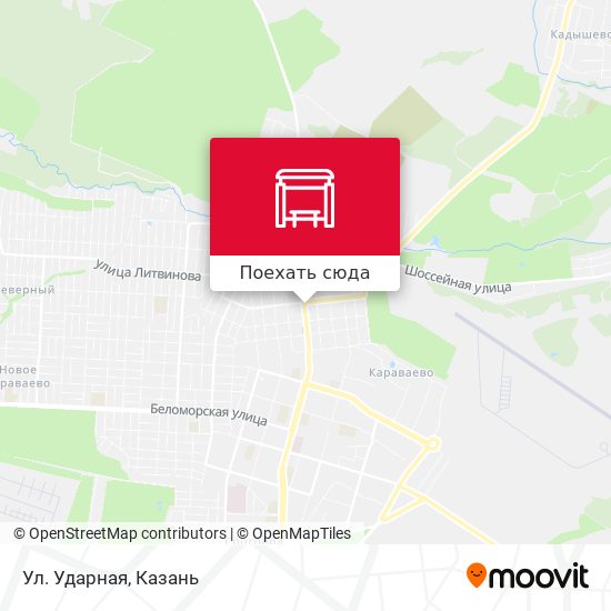 Карта Ул. Ударная