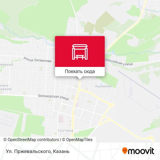 Карта Ул. Пржевальского
