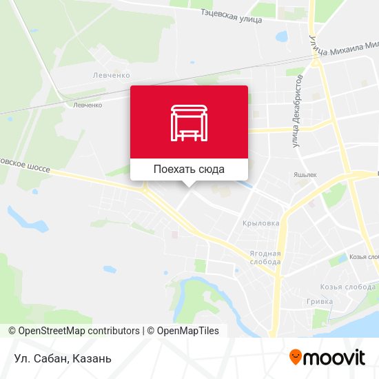 Карта Ул. Сабан