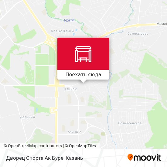 Карта Дворец Спорта Ак Буре