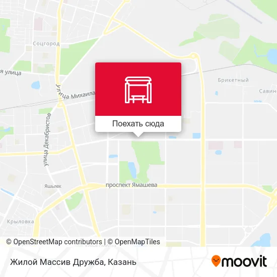 Карта Жилой Массив Дружба