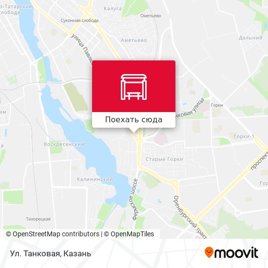 Карта Ул. Танковая