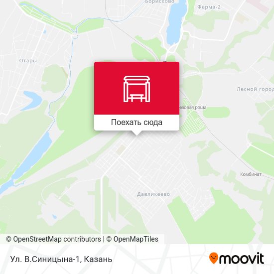 Карта Ул. В.Синицына-1