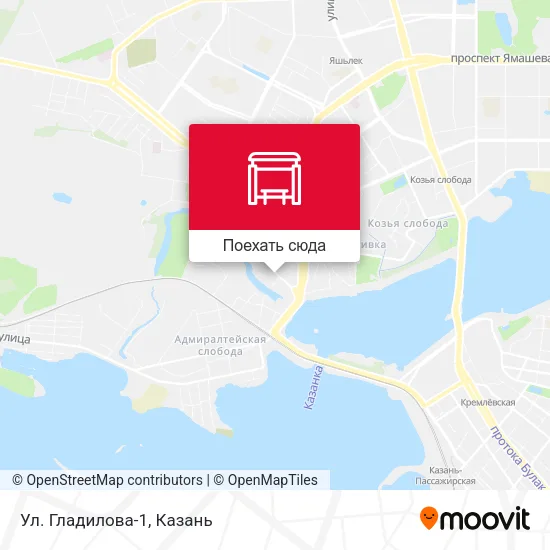 Карта Ул. Гладилова-1