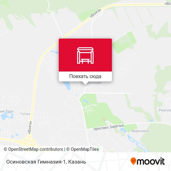Карта Осиновская Гимназия-1