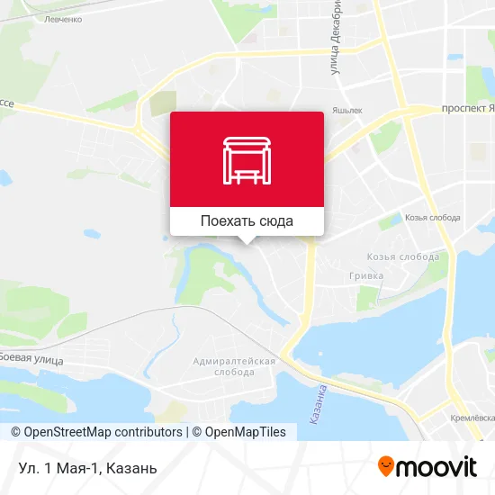 Карта Ул. 1  Мая-1