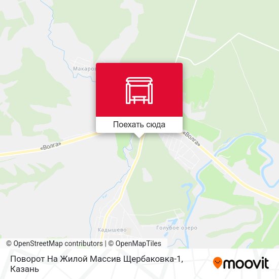 Карта Поворот На Жилой Массив Щербаковка-1