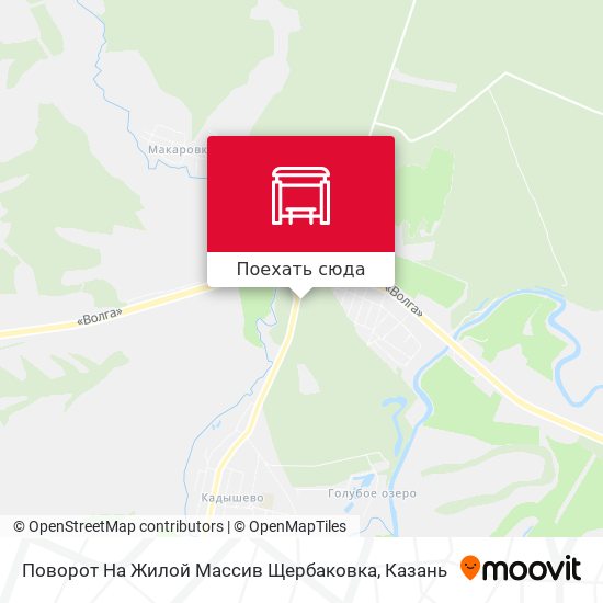 Карта Поворот На Жилой Массив Щербаковка