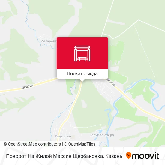 Карта Поворот На Жилой Массив Щербаковка