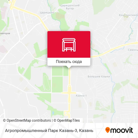 Карта Агропромышленный Парк Казань-3