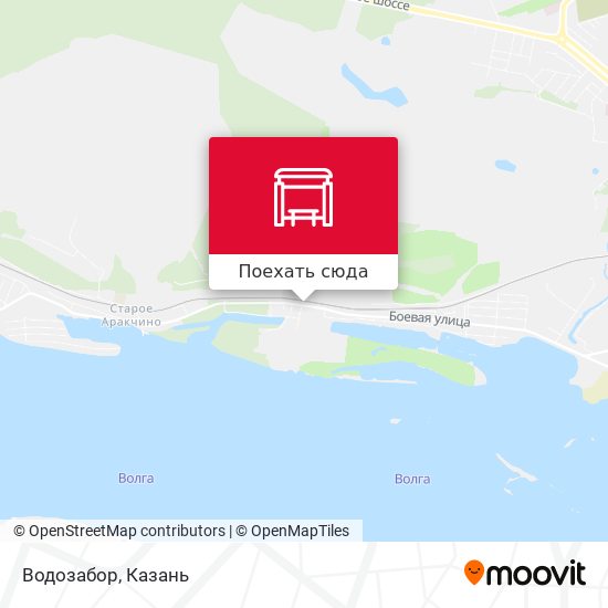 Карта Водозабор