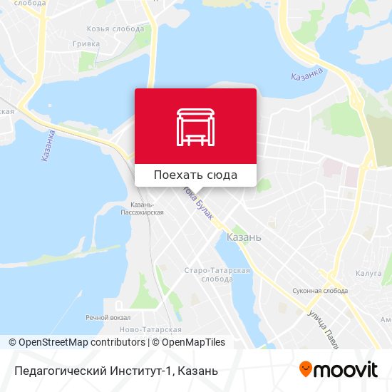 Карта Педагогический Институт-1