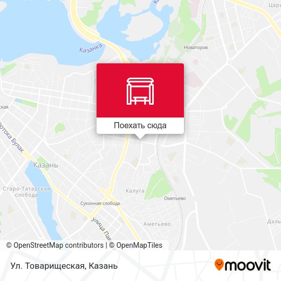 Карта Ул. Товарищеская