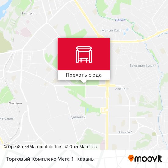 Карта Торговый Комплекс Мега-1