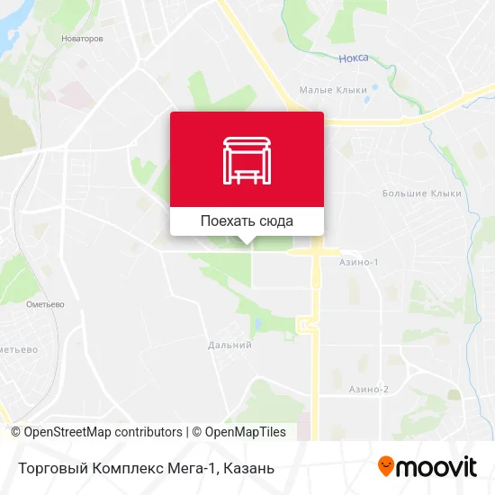 Карта Торговый Комплекс Мега-1