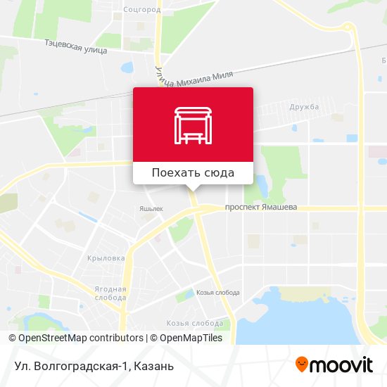 Карта Ул. Волгоградская-1