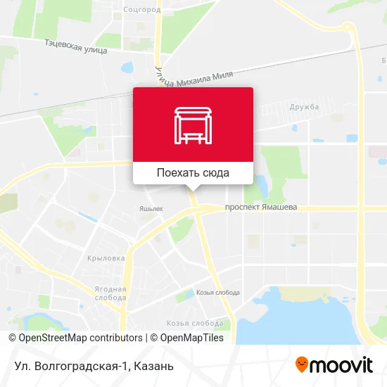 Карта Ул. Волгоградская-1