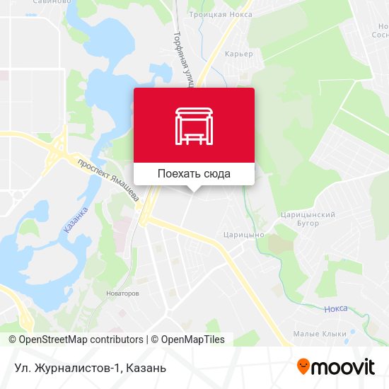 Карта Ул. Журналистов-1