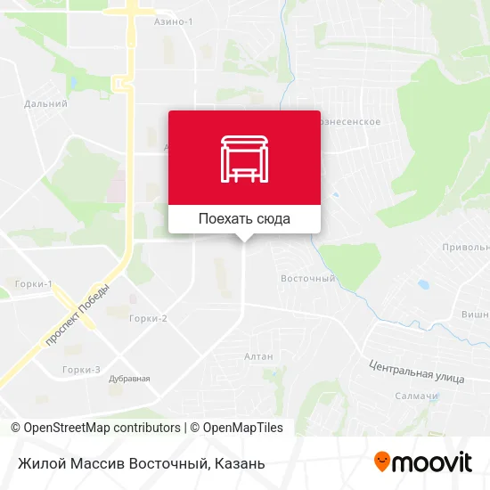 Карта Жилой Массив Восточный