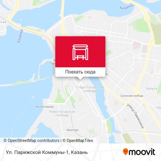 Карта Ул. Парижской Коммуны-1