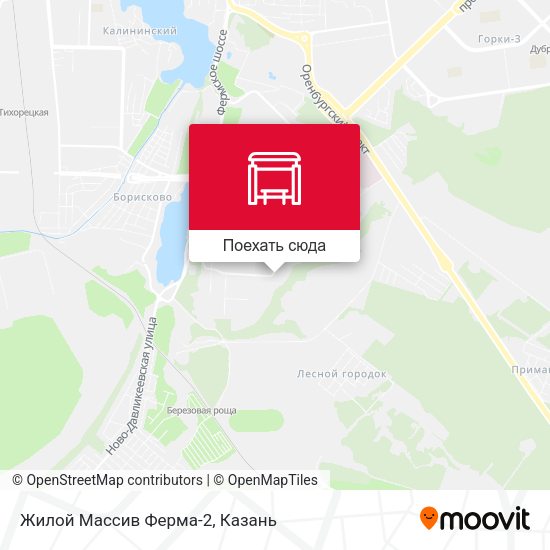 Карта Жилой Массив Ферма-2