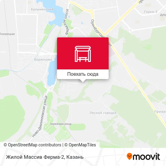 Карта Жилой Массив Ферма-2