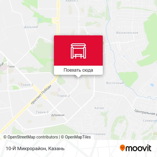 Карта 10-Й Микрорайон