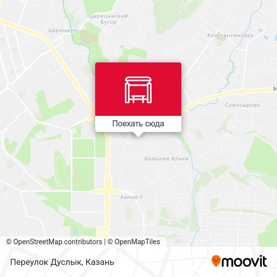 Карта Переулок Дуслык