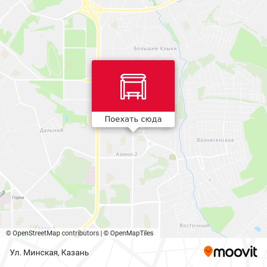 Карта Ул. Минская