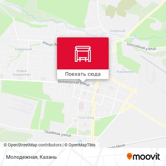 Карта Молодежная