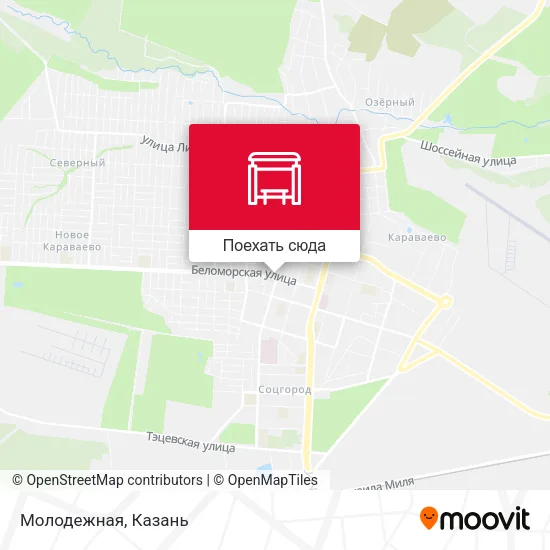 Карта Молодежная