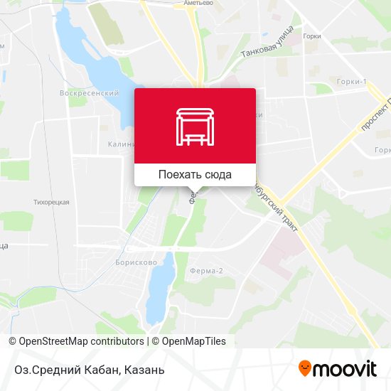 Карта Оз.Средний Кабан