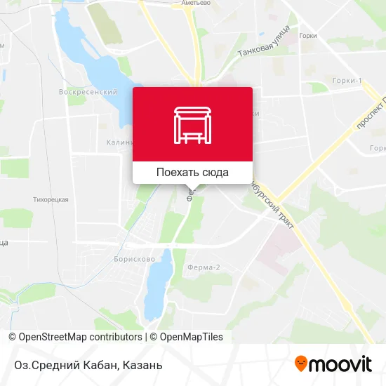 Карта Оз.Средний Кабан