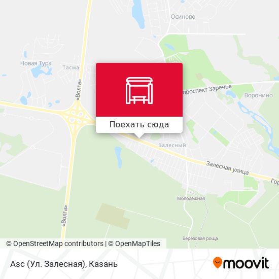 Карта Азс (Ул. Залесная)