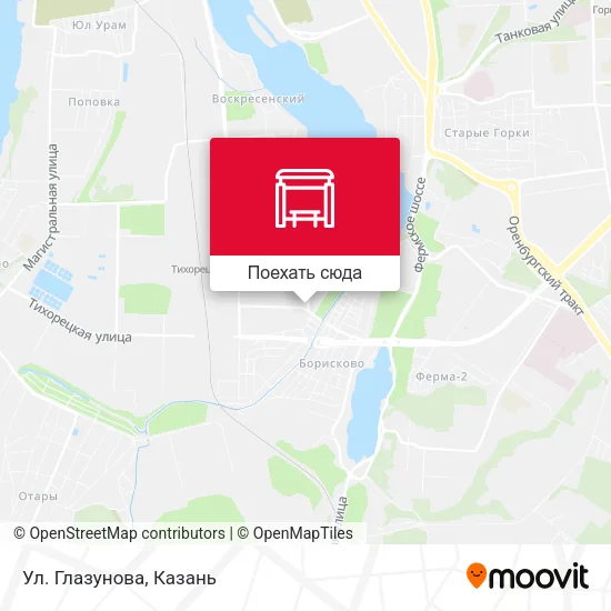 Карта Ул. Глазунова