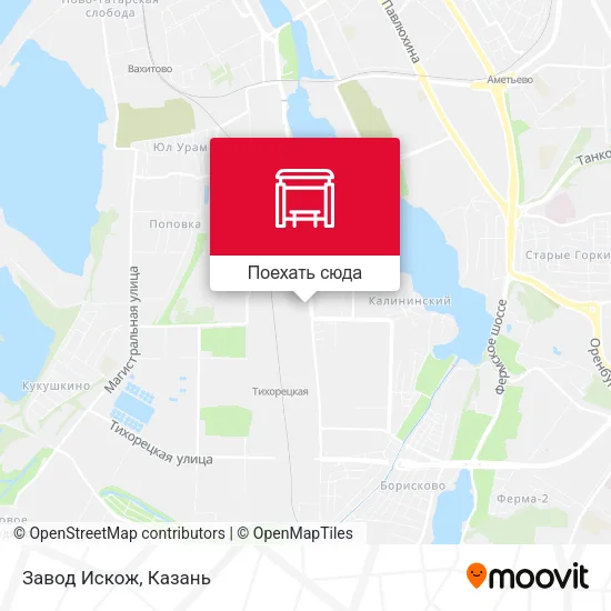 Карта Завод Искож