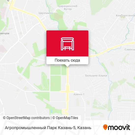 Карта Агропромышленный Парк Казань-5