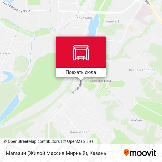 Карта Магазин (Жилой Массив Мирный)