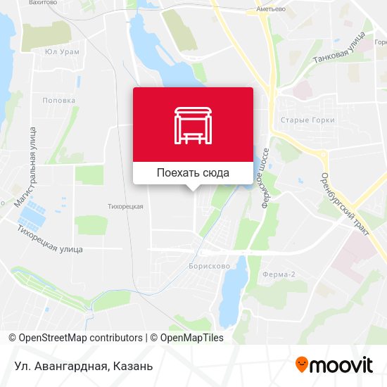 Карта Ул. Авангардная