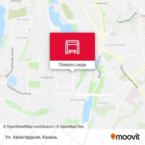 Карта Ул. Авангардная