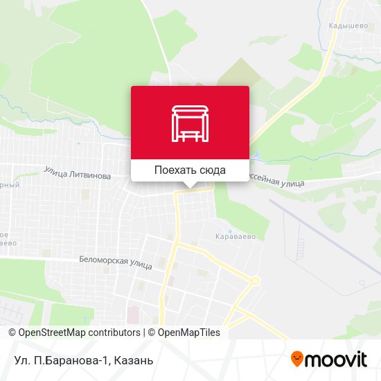 Карта Ул. П.Баранова-1