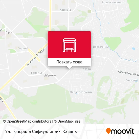 Карта Ул. Генерала Сафиуллина-7