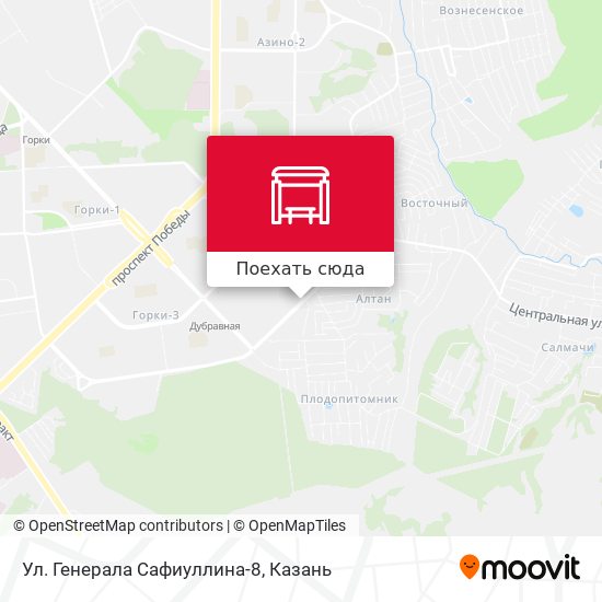 Карта Ул. Генерала Сафиуллина-8