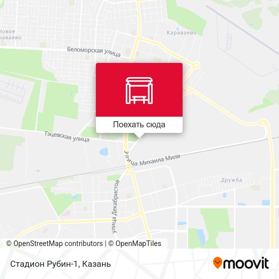 Карта Стадион Рубин-1
