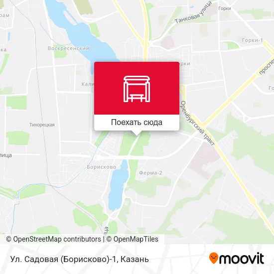 Карта Ул. Садовая (Борисково)-1