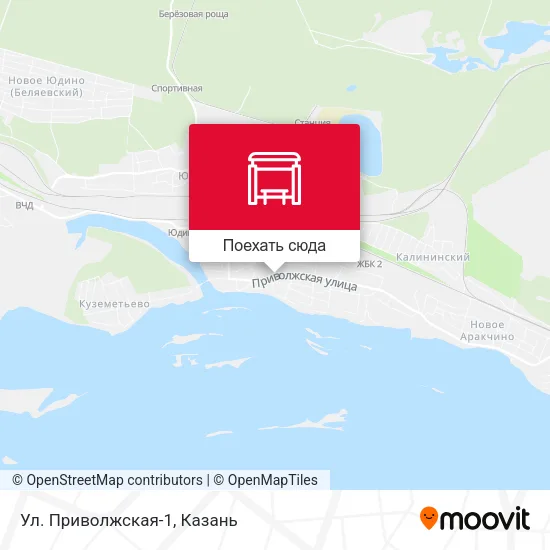 Карта Ул. Приволжская-1